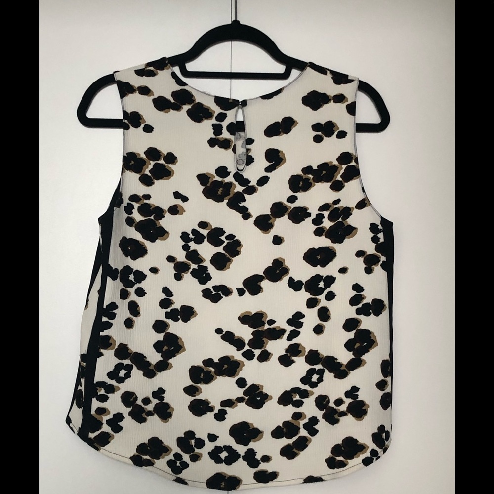 Zara Basic Dalmatian Print Top - Picture 2 of 5